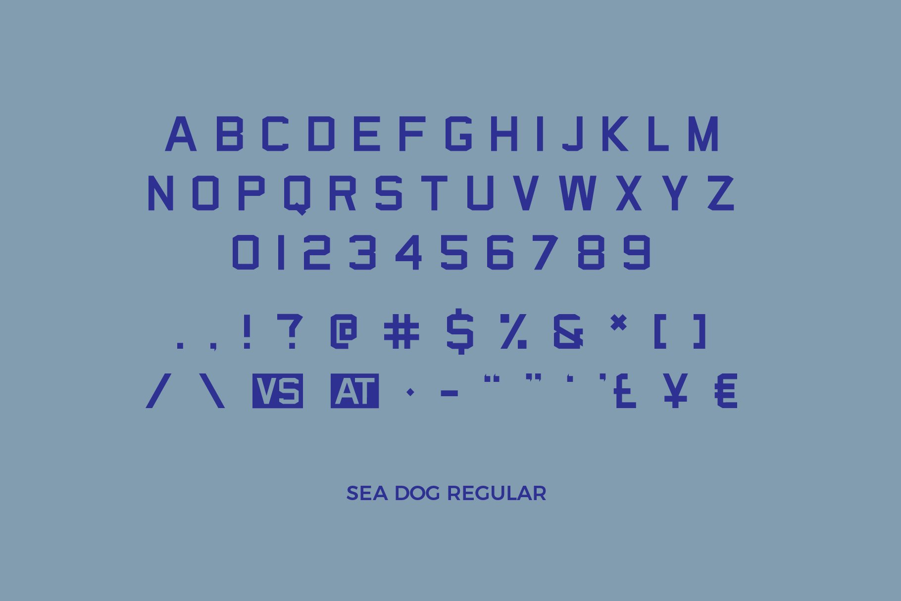 Sea Dog Bundle | Sports Display Font preview image.