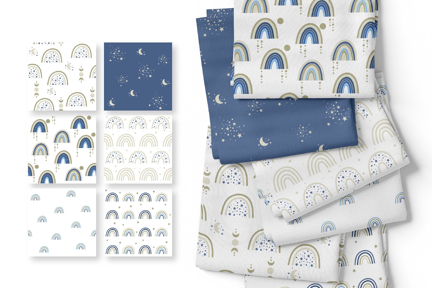 Celestial Rainbow Pattern Collection preview image.