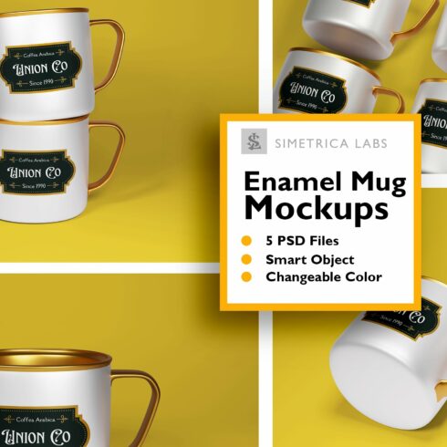 Enamel Mug Mockup Collection cover image.