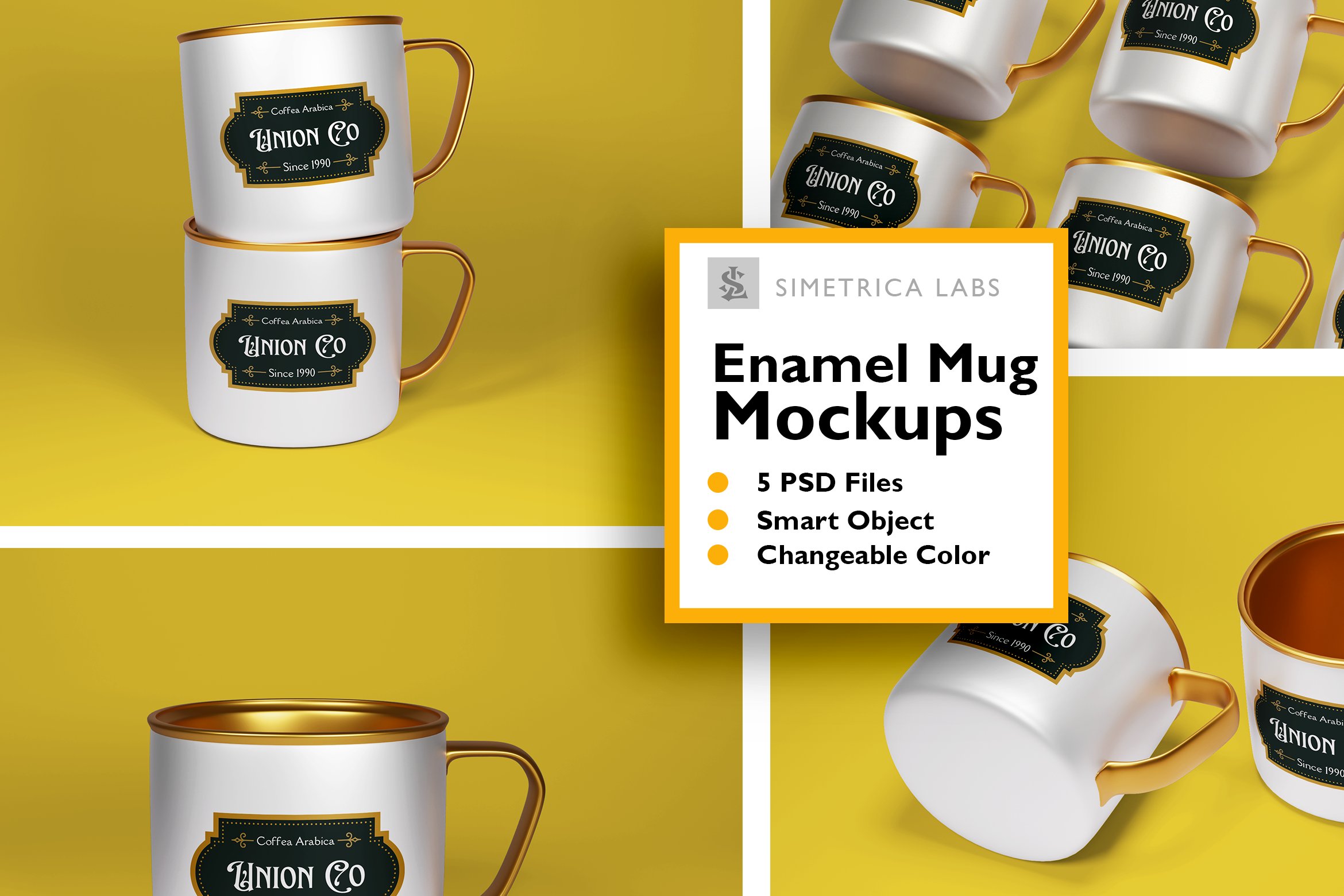 Enamel Mug Mockup Collection cover image.