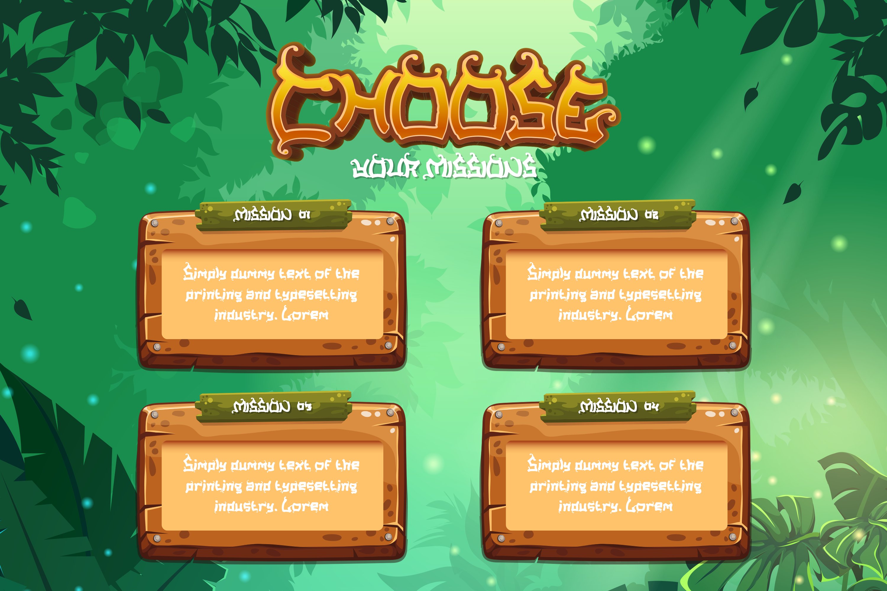 Growth Forest Adventure Display Font preview image.