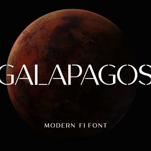 Galapagos Modern Font cover image.