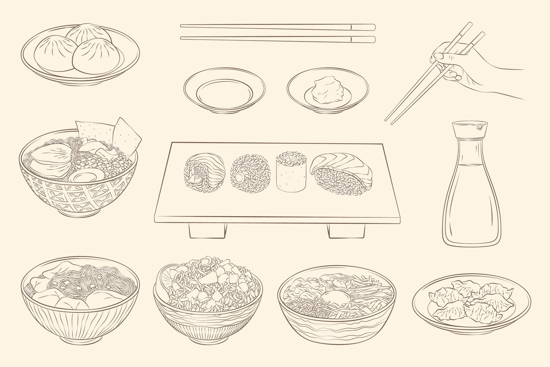 asian food illustrations 03 838