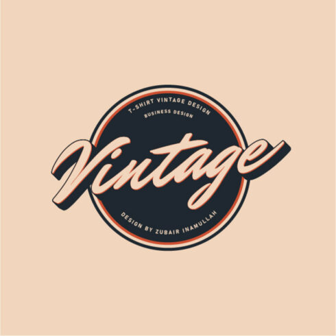 Vintage Logo Design with ZIP File- Foler(JPGE, PNG, Source File ...