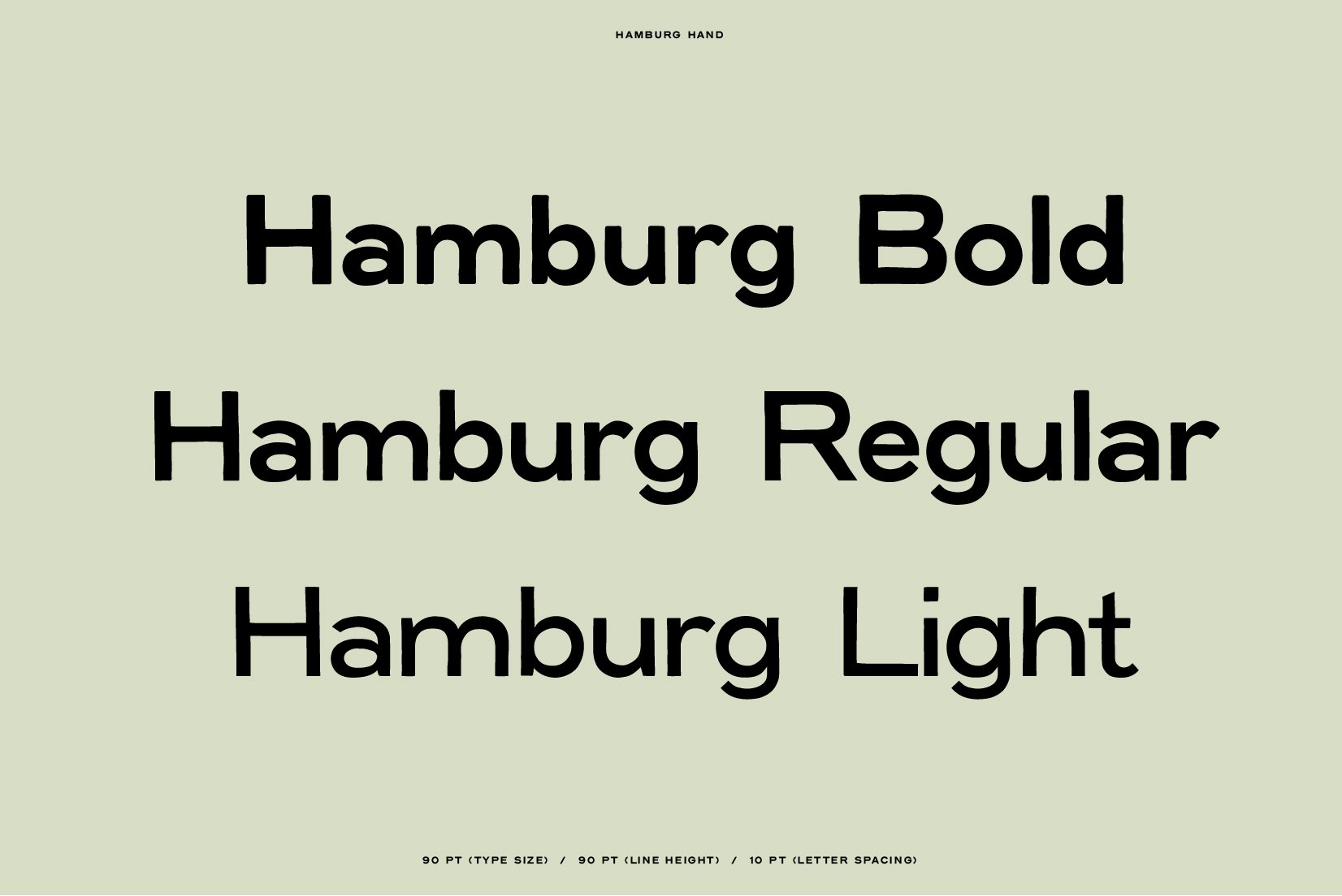 Hamburg Hand - A Hand-Drawn Font preview image.