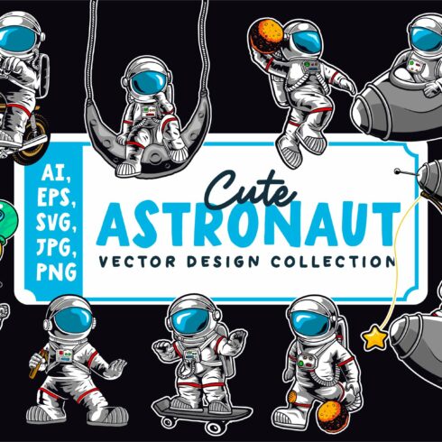 Cute Astronaut collection cover image.