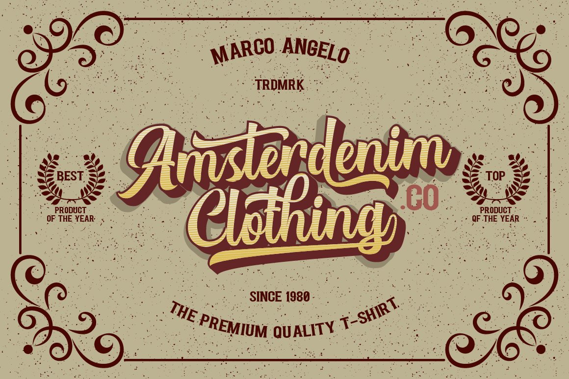 authentic layered fonts preview 03 451