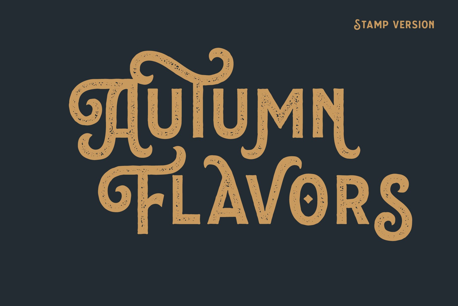 autumn flavors stamp 361