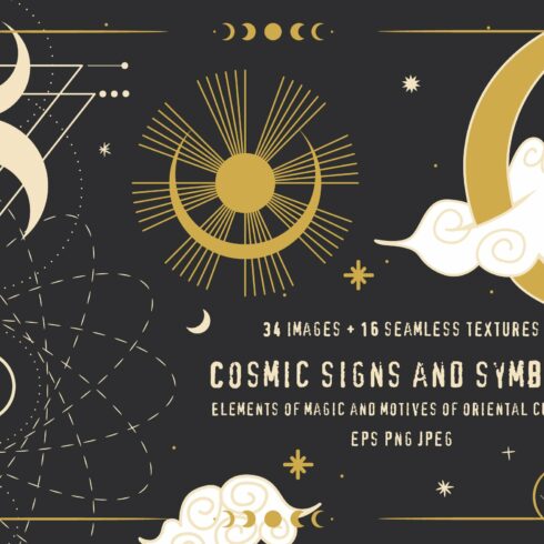 Cosmic signs and symbols cover image.