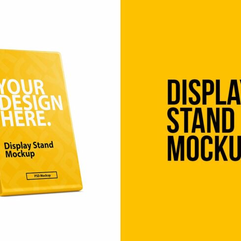 Display Stand Psd Mockup cover image.