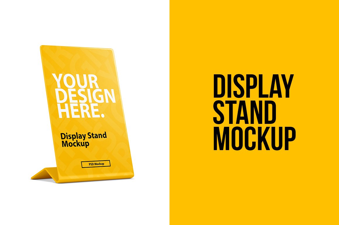 Display Stand Psd Mockup cover image.