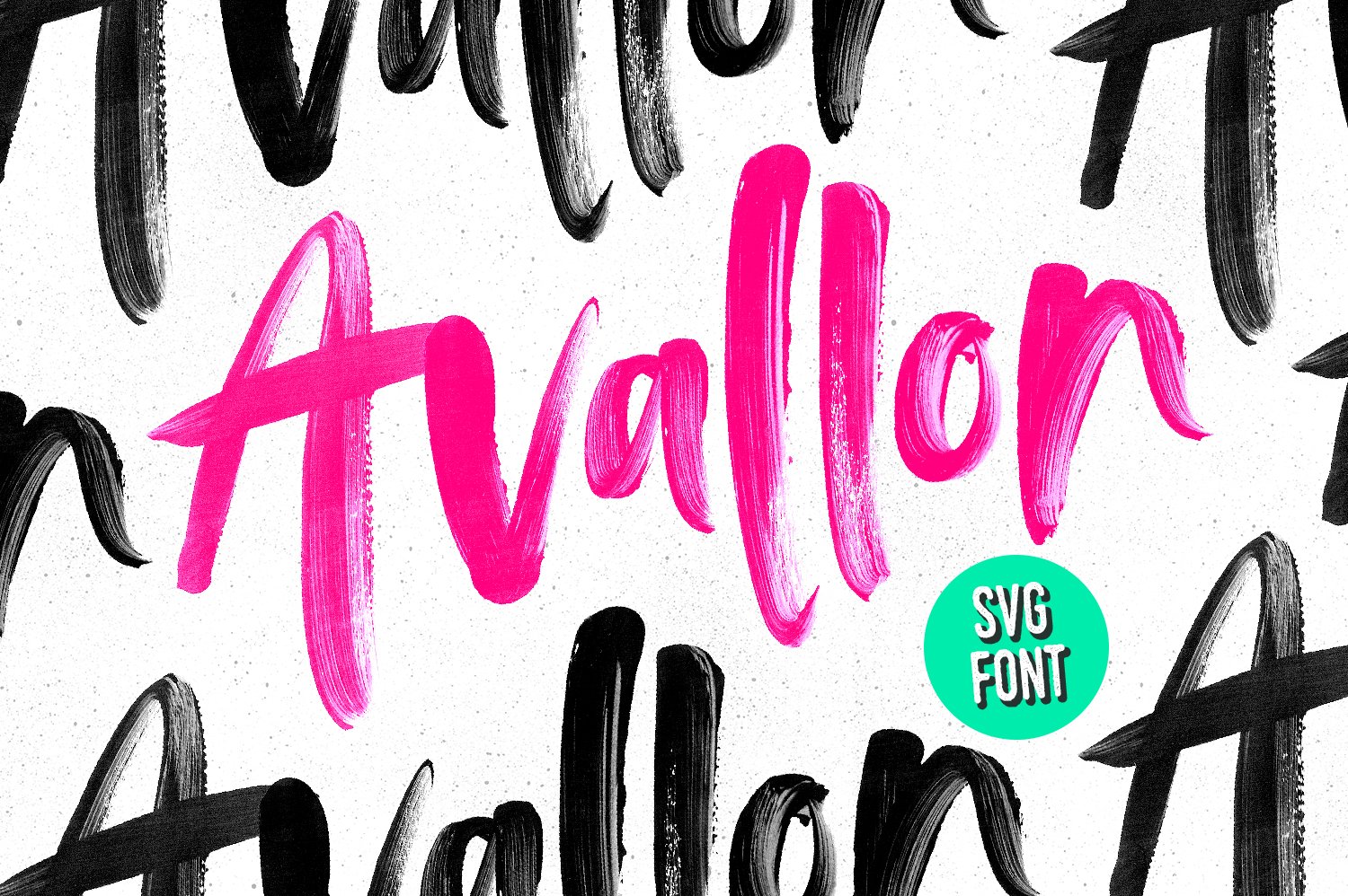 Avallon OpenType-SVG Font cover image.