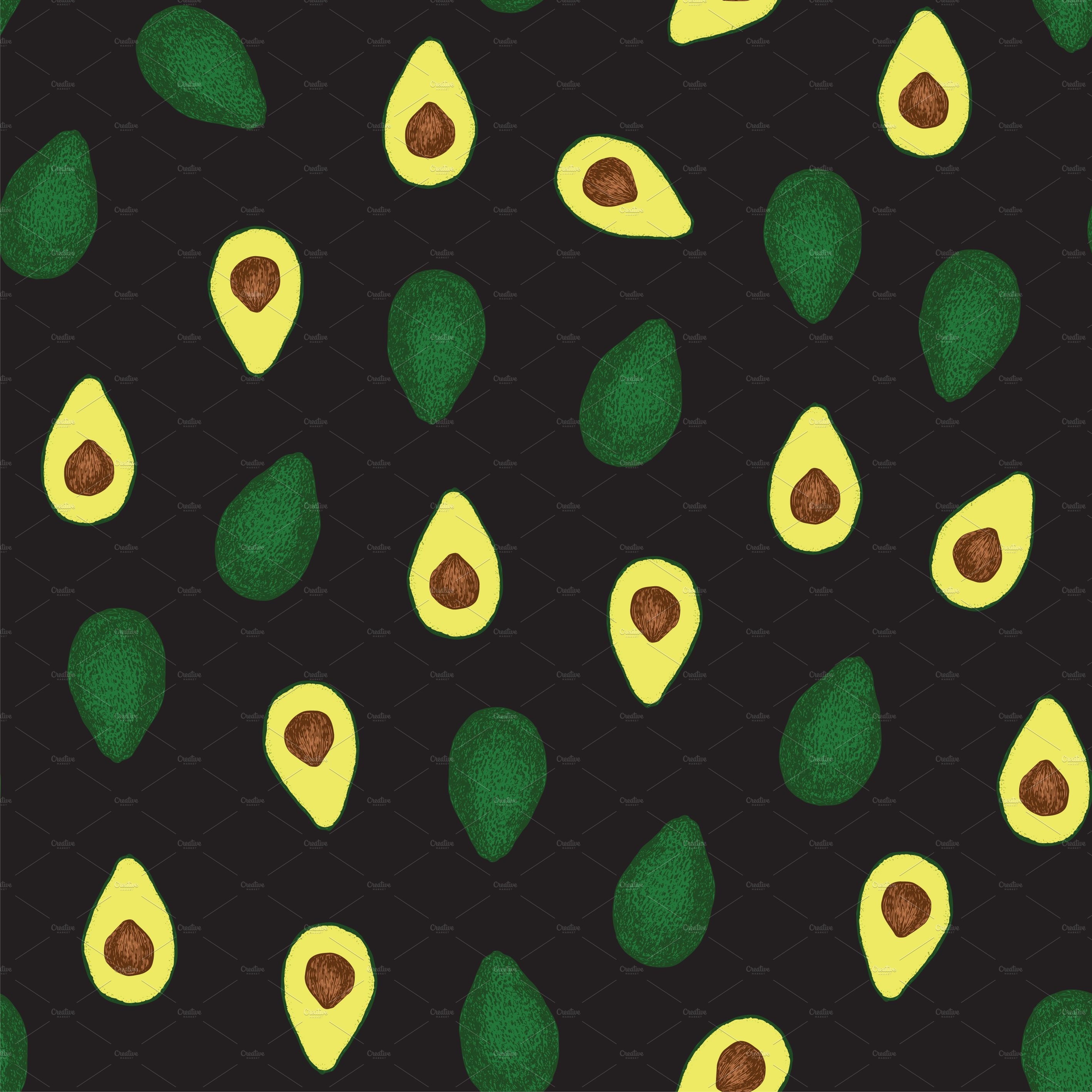 avocado seamless color pattern1 365