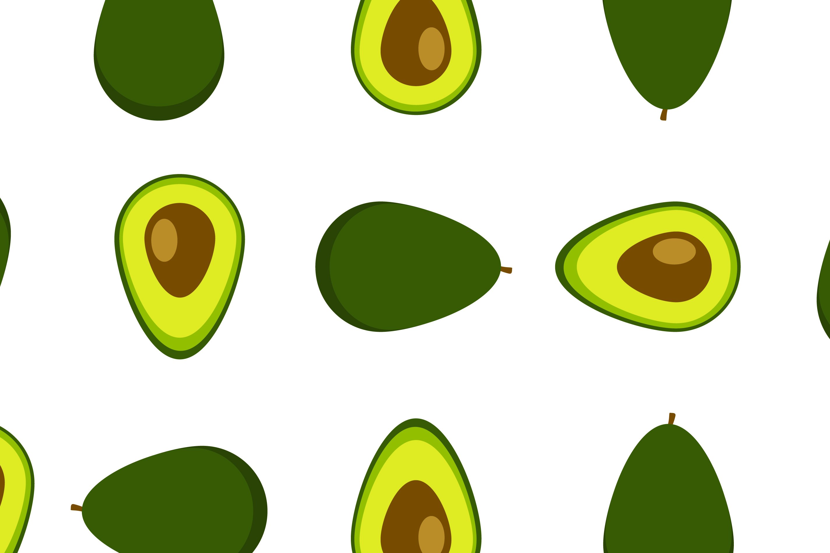 Pattern, background avocado cover image.