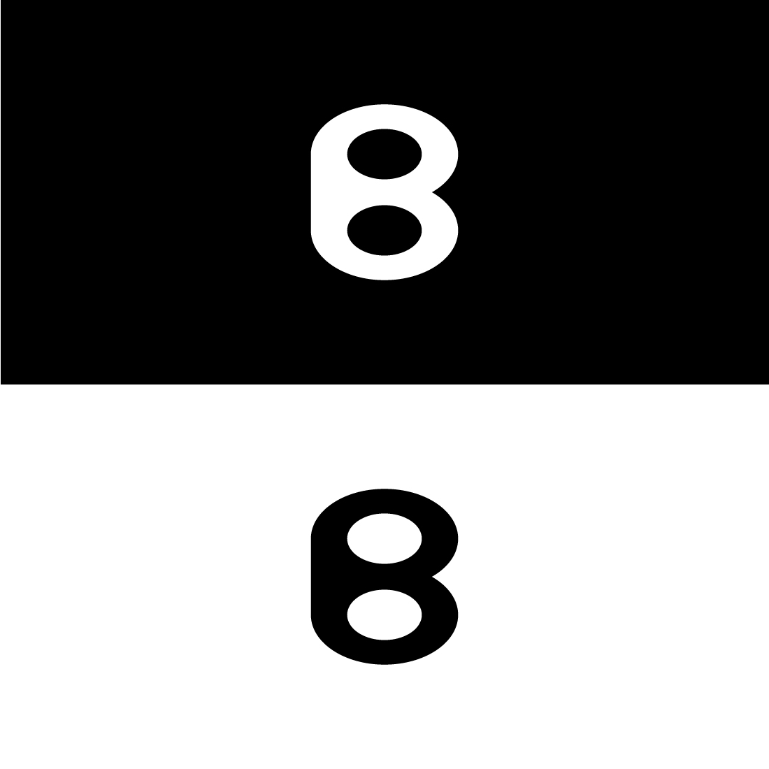 Gradient B Logo Abstract Letter B Logo Design B Letter Logo preview image.