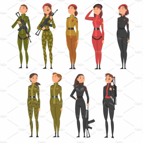 Collection of Young Woman Soldiers cover image.