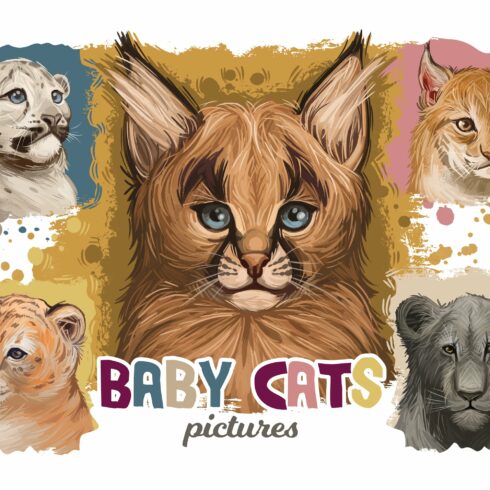 Wild Cats Baby Animals 15 Species cover image.