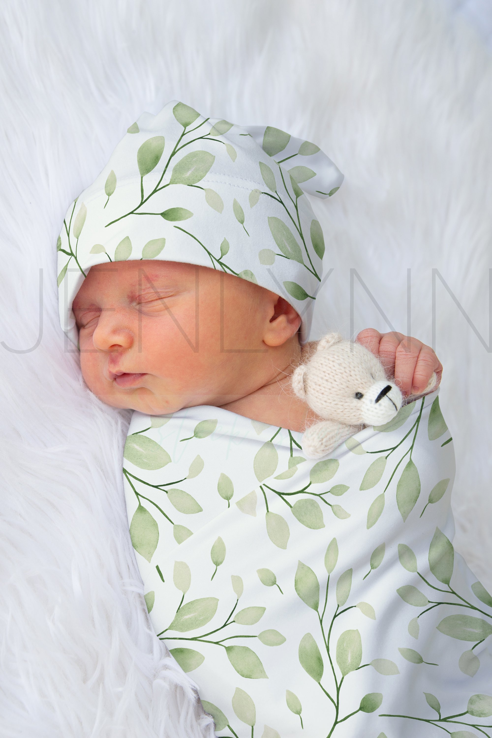 Baby Blanket + Hat Mockup PSD #BE23 preview image.