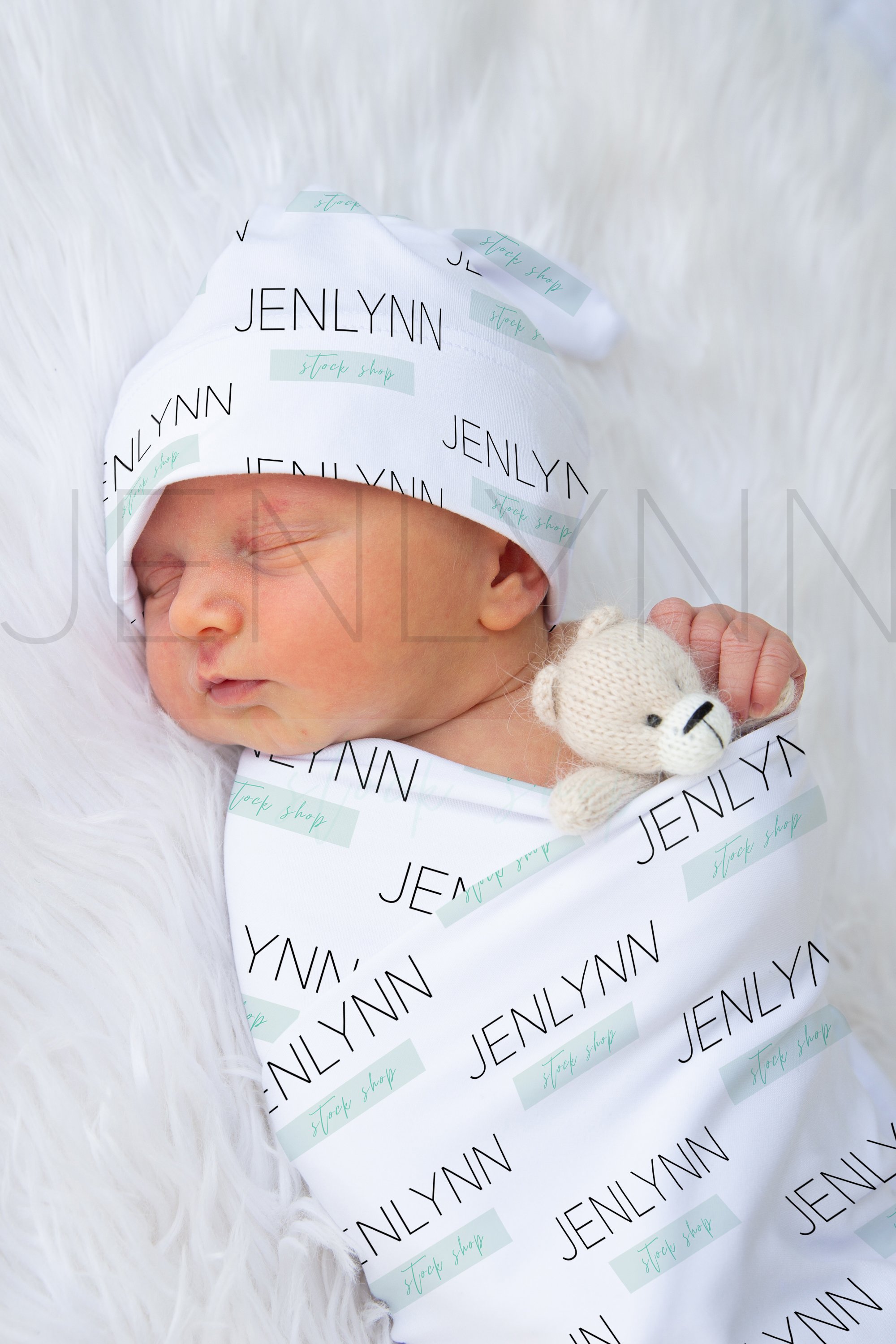 Baby Blanket + Hat Mockup PSD #BE23 cover image.