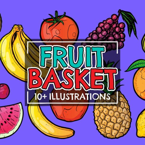 Vector Fruit Basket Pack cover image.