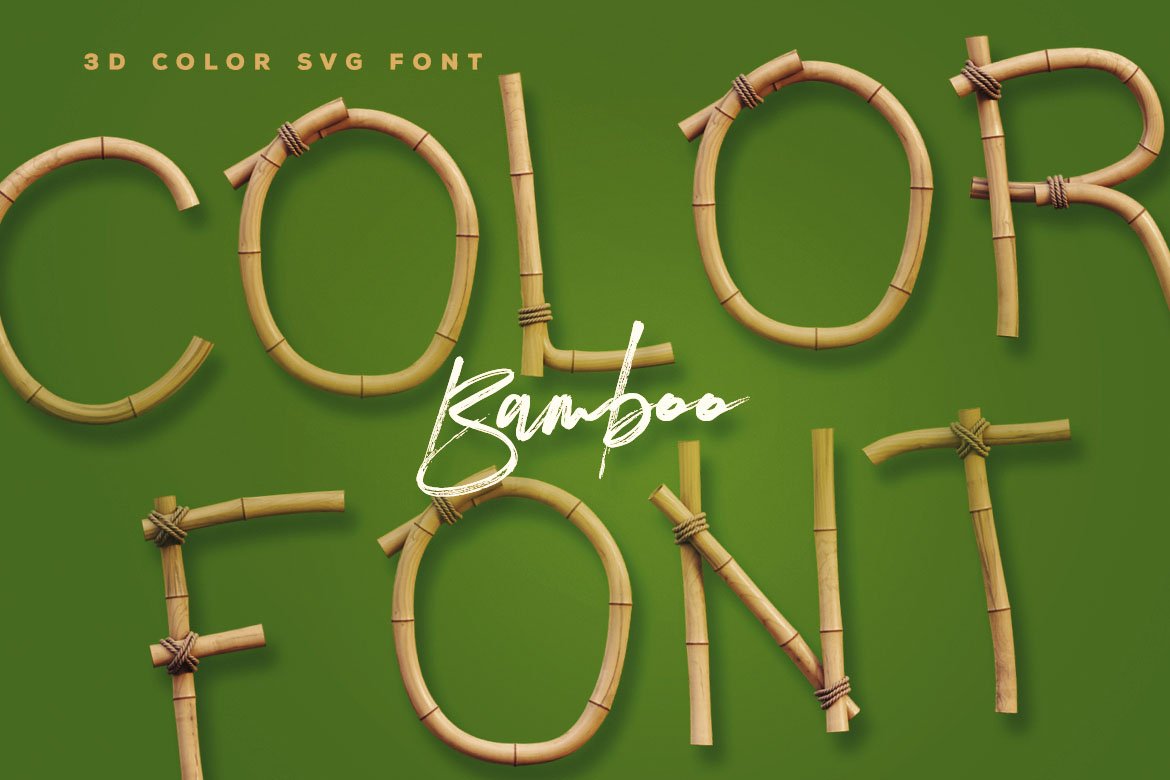 Bamboo  - Color Font cover image.
