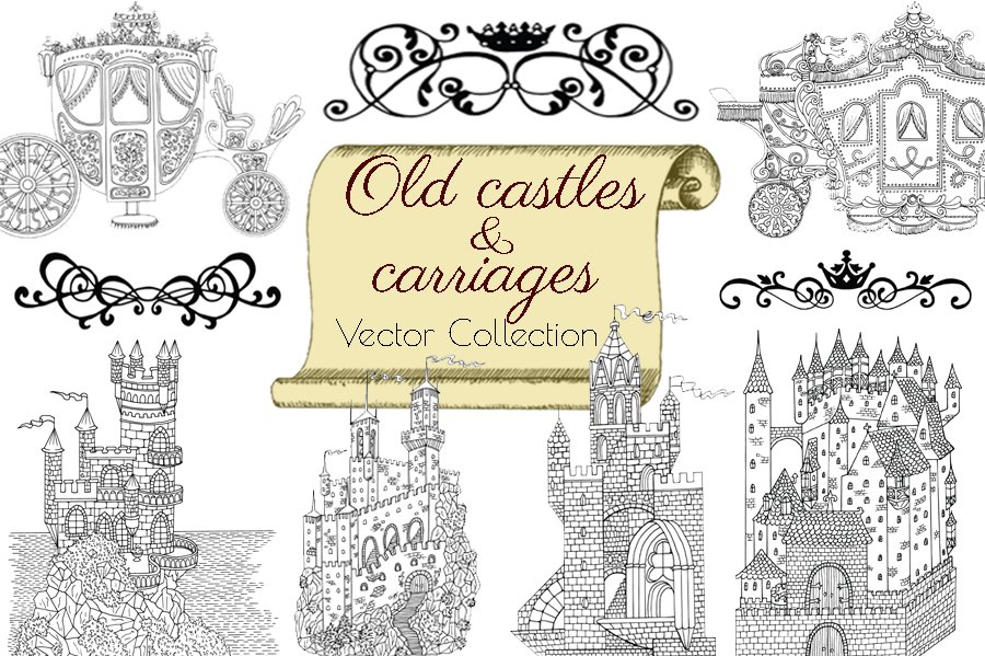 Old castles and carriages cover image.