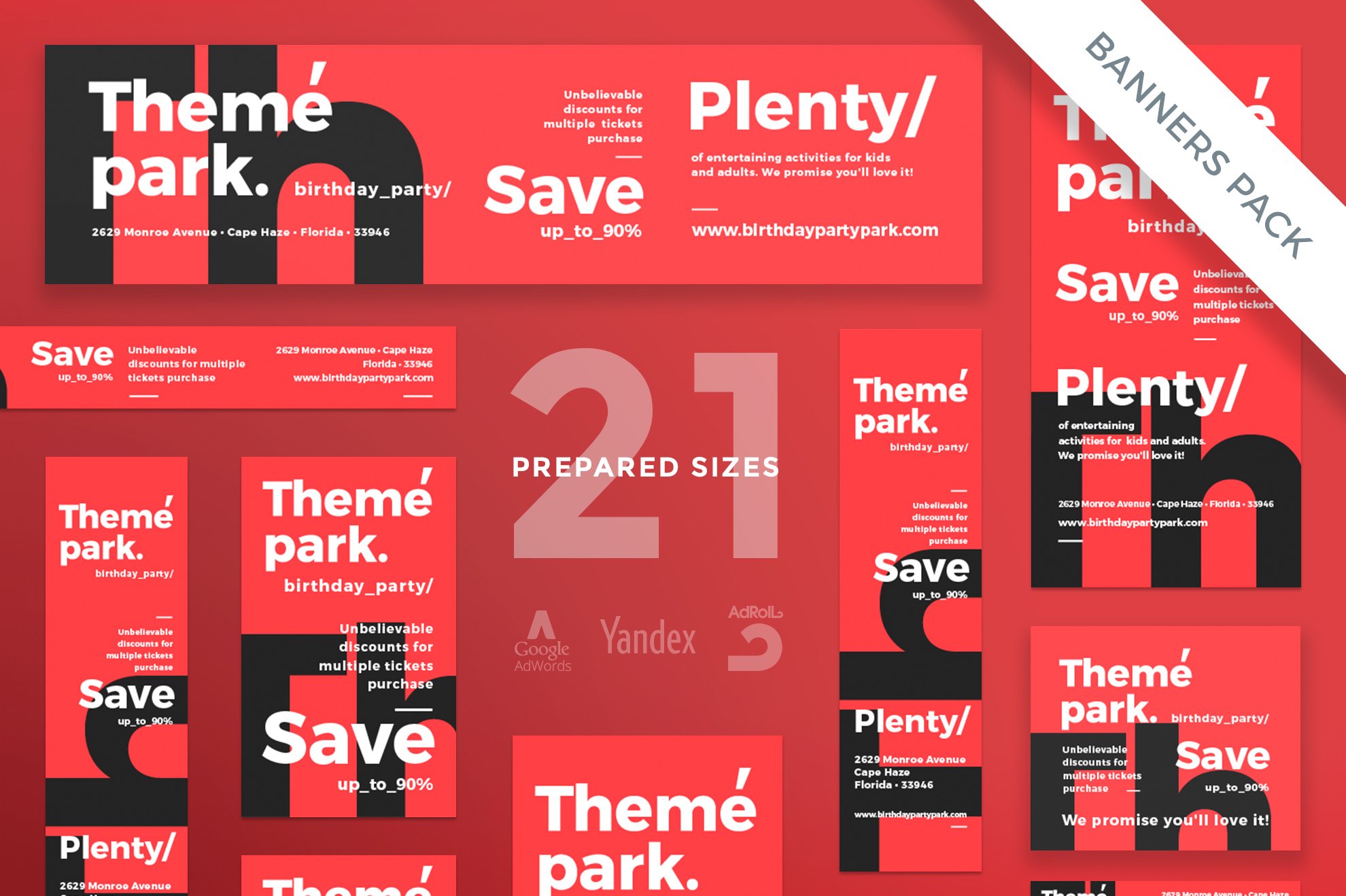 Banners Pack | Theme Park cover image.