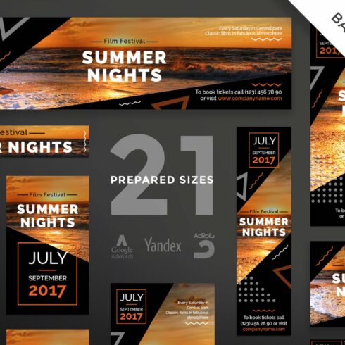 Banners Pack | Summer Nights cover image.
