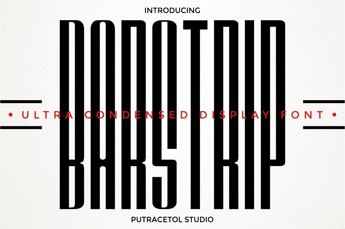 BARSTRIP - Ultra Condensed cover image.