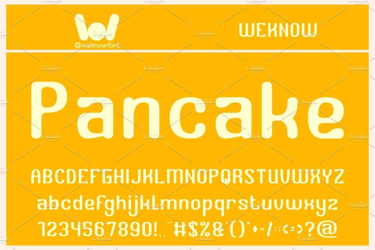 Barbecue font preview image.