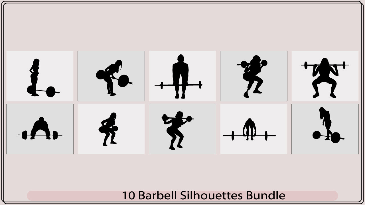 barbell silhouettemb add media 167