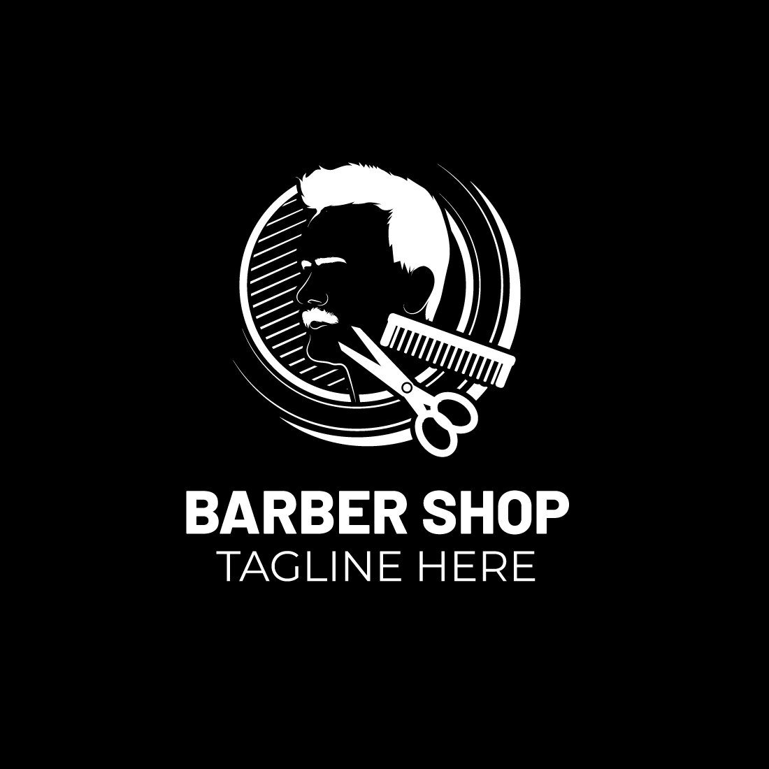 Barber Shop Logo Vector Art, Icons, and Graphics for Free Download