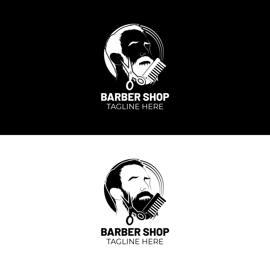 Barber Shop Logo cover image.