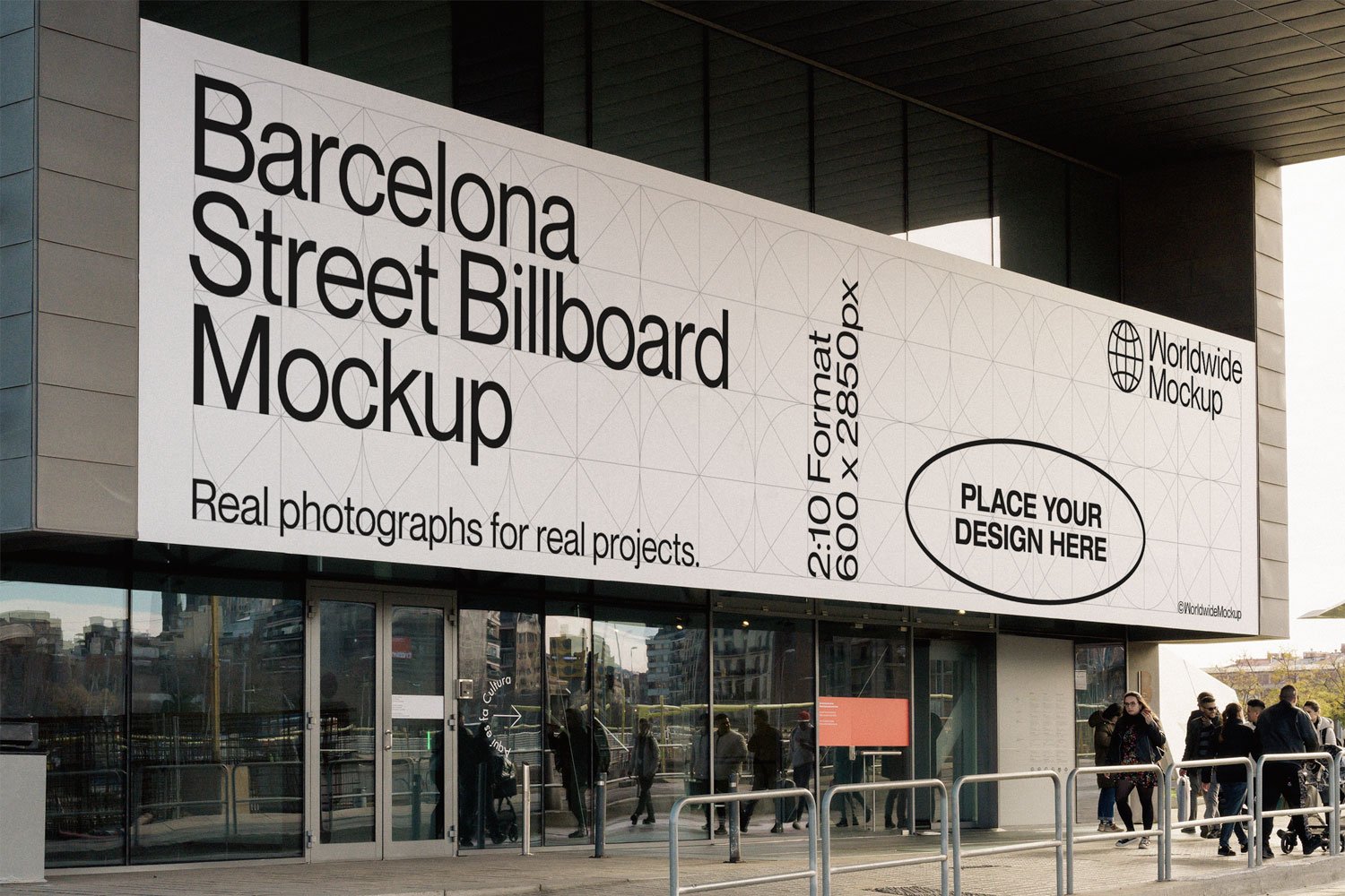 Barcelona Billboard Mockup cover image.