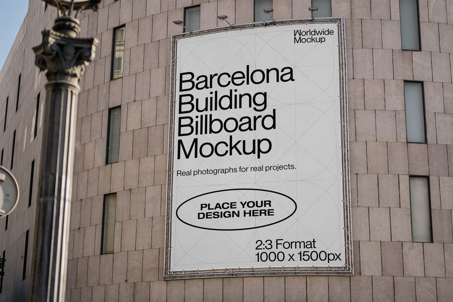 Barcelona Billboard Mockup cover image.