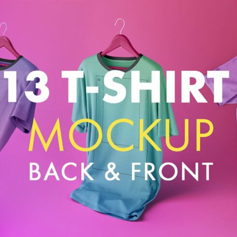Changeable Creative T-shirt Mockups cover image.