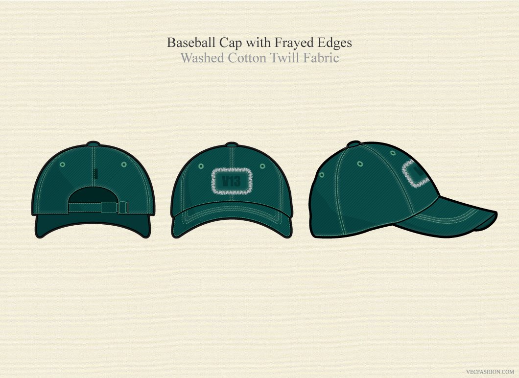 Baseball Cap Vector Template cover image.