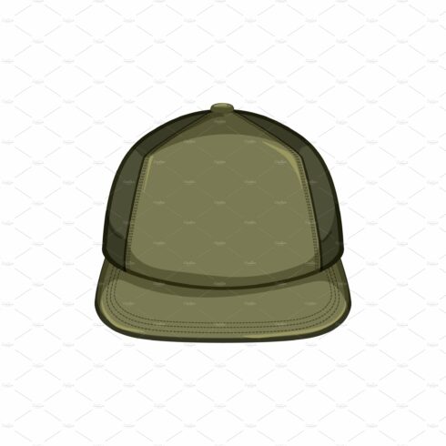 clothing baseball cap cartoon vector cover image.
