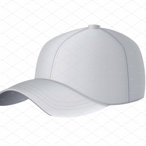 Baseball cap. Realistic baseball cap cover image.