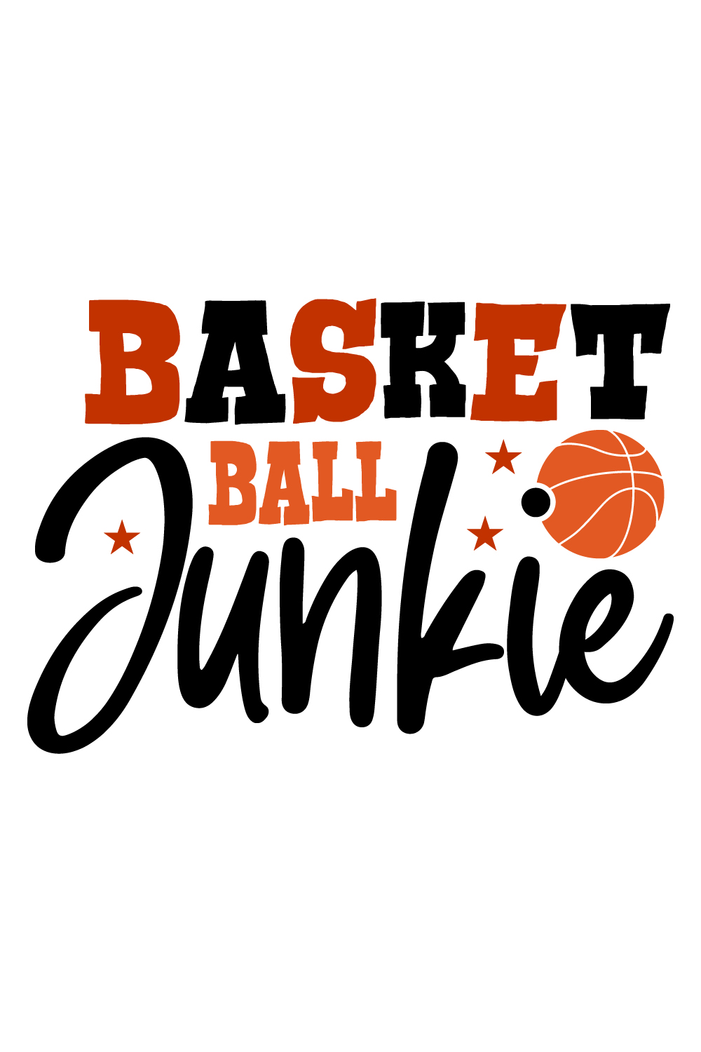 Basketball Junkie pinterest preview image.