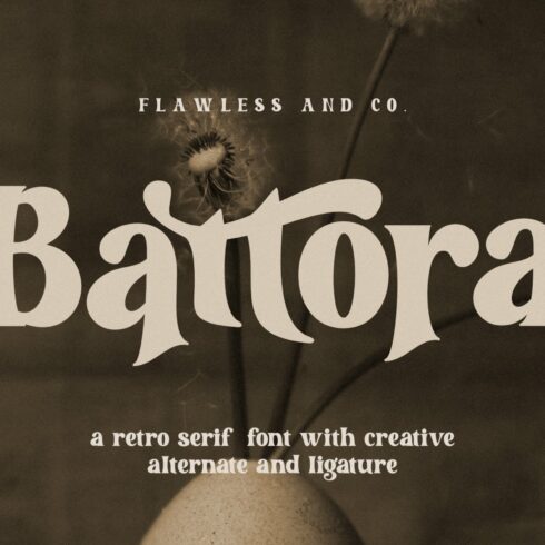 Battora - Modern Retro Font cover image.