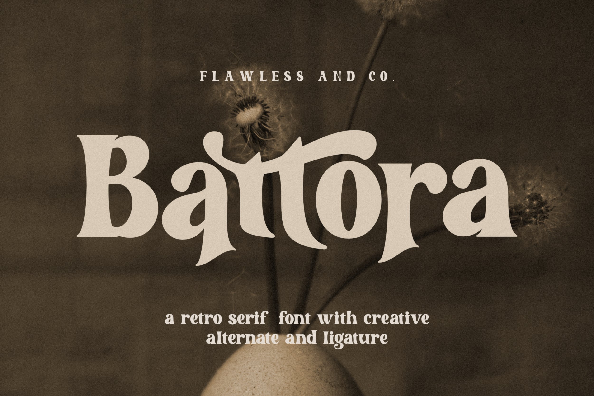 Battora - Modern Retro Font cover image.
