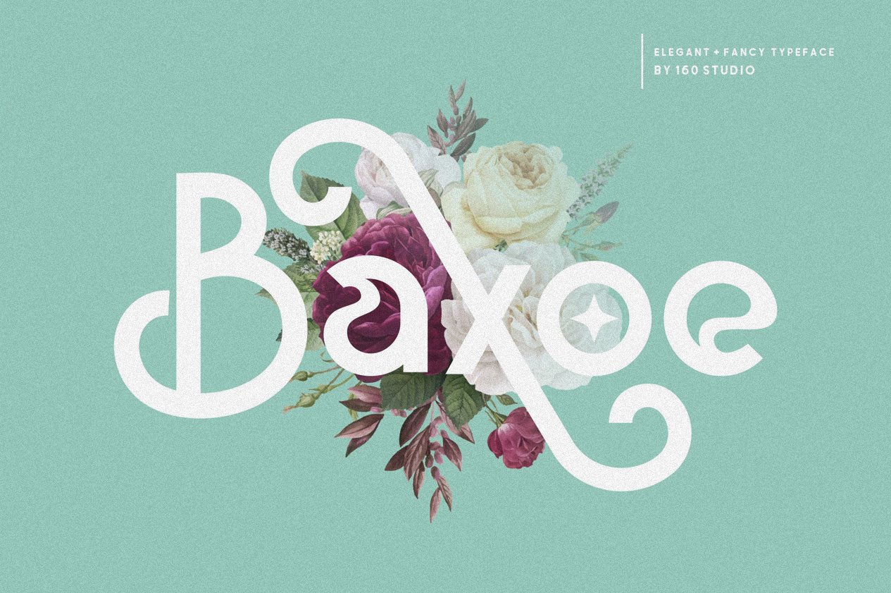 Baxoe | Elegant and Fancy Typeface cover image.