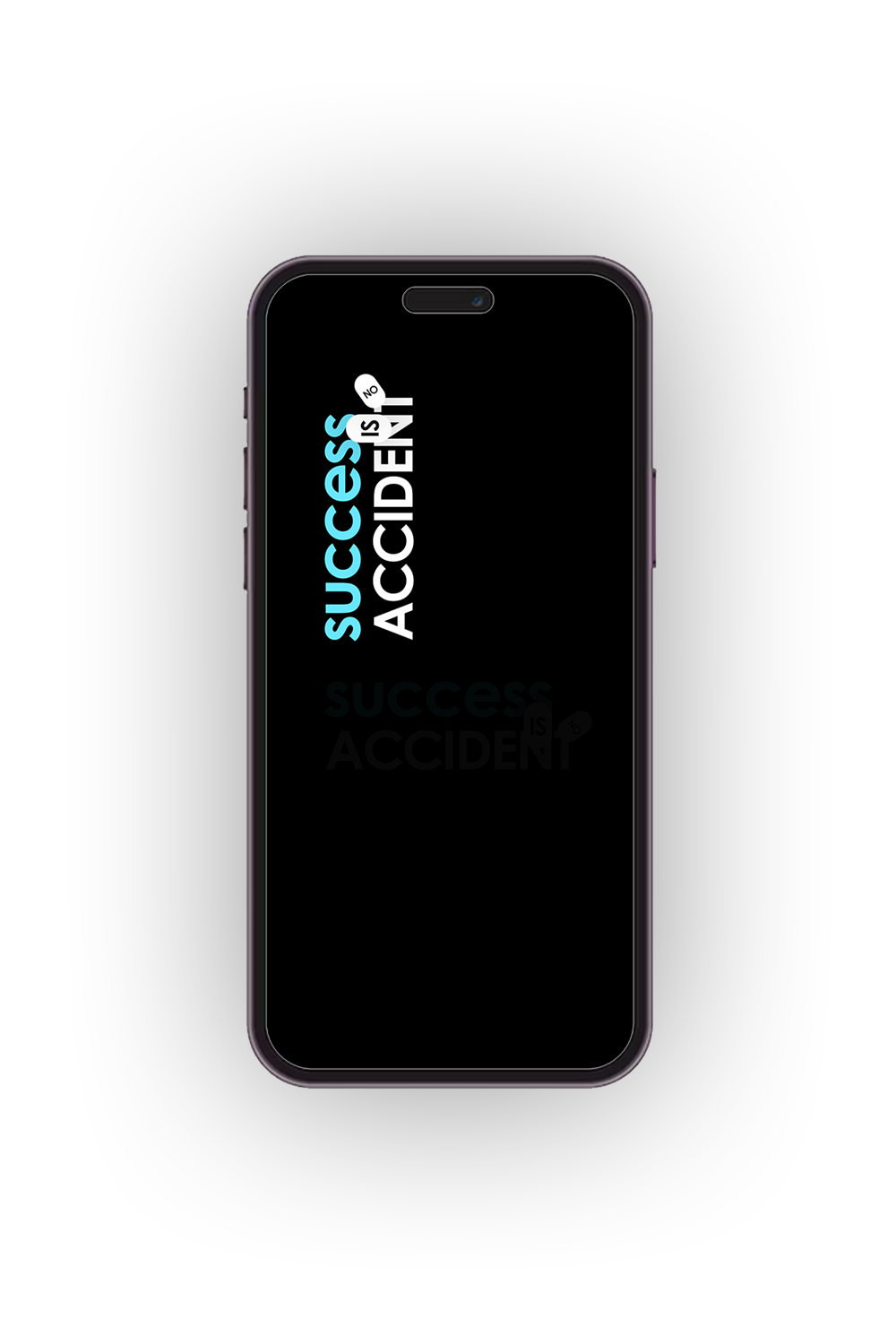 Background Wallpaper !! Success is No Accident pinterest preview image.