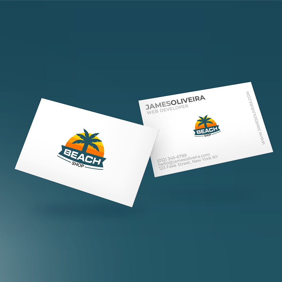 beach shop logo design palm min 366