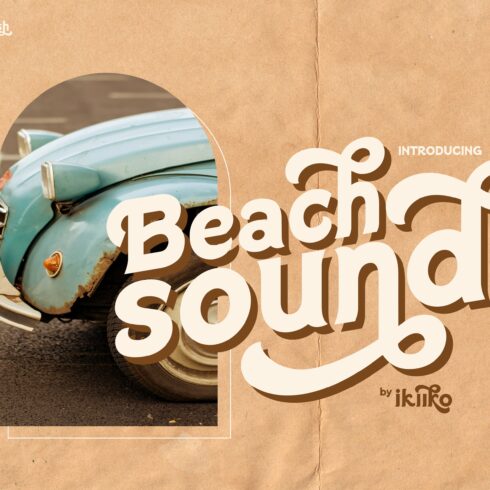 Beach Sound - Vintage Typeface cover image.