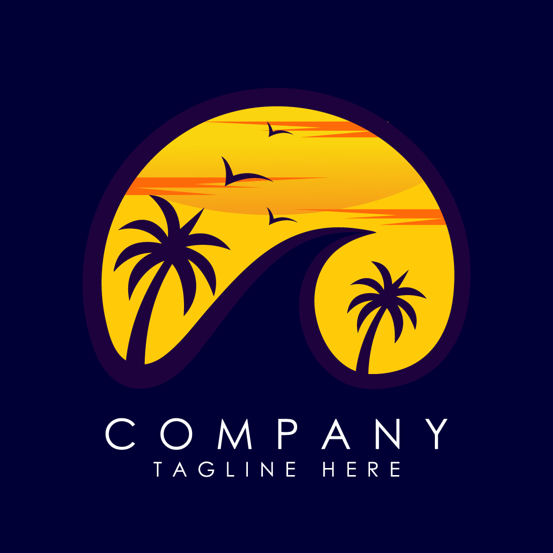 Summer Beach Logo Templates – MasterBundles