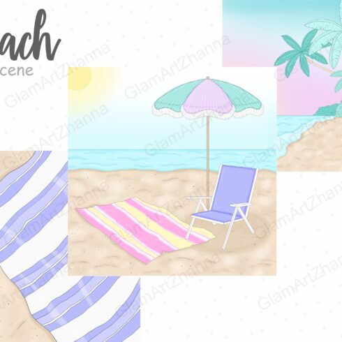 Beach Pastel Scene cover image.