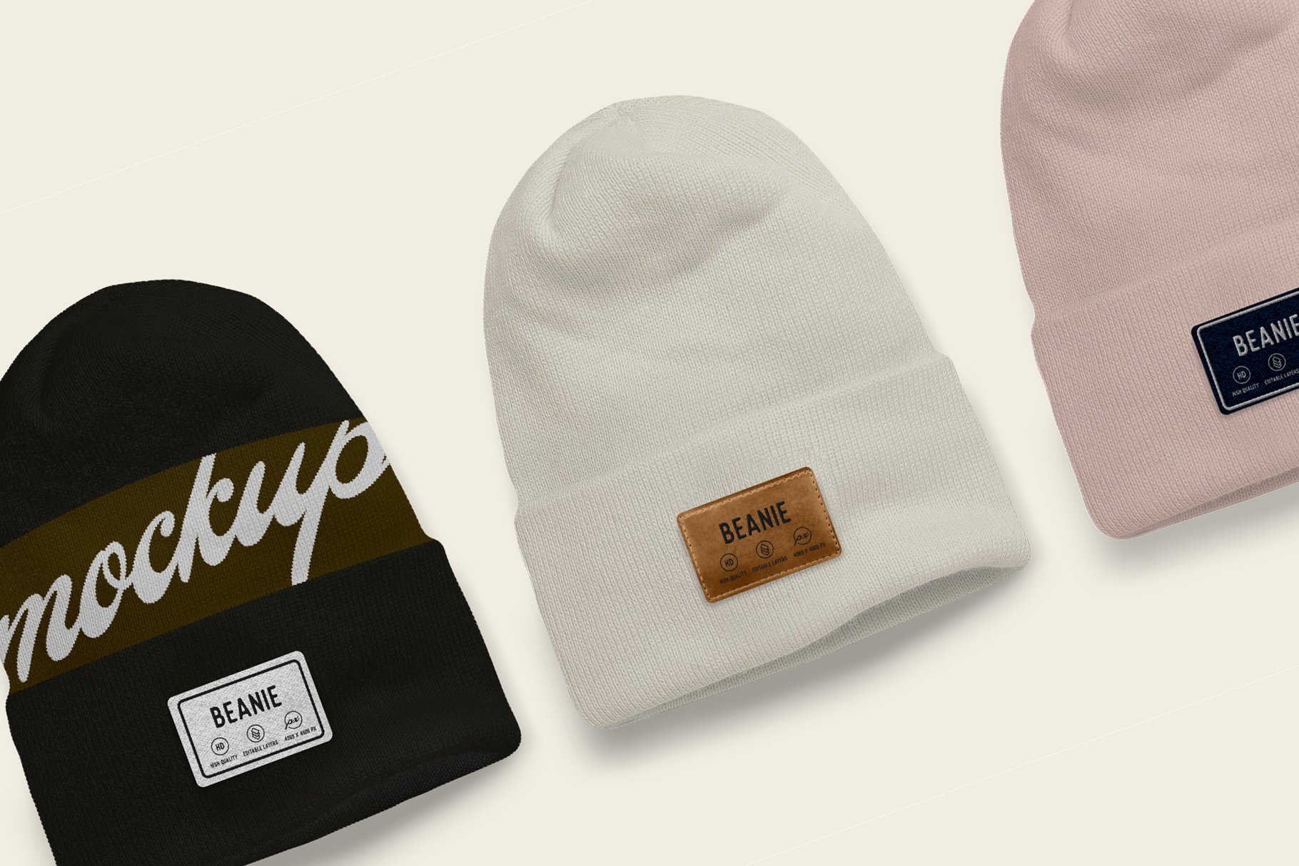 Blank Beanies (Adult) - Silky Socks