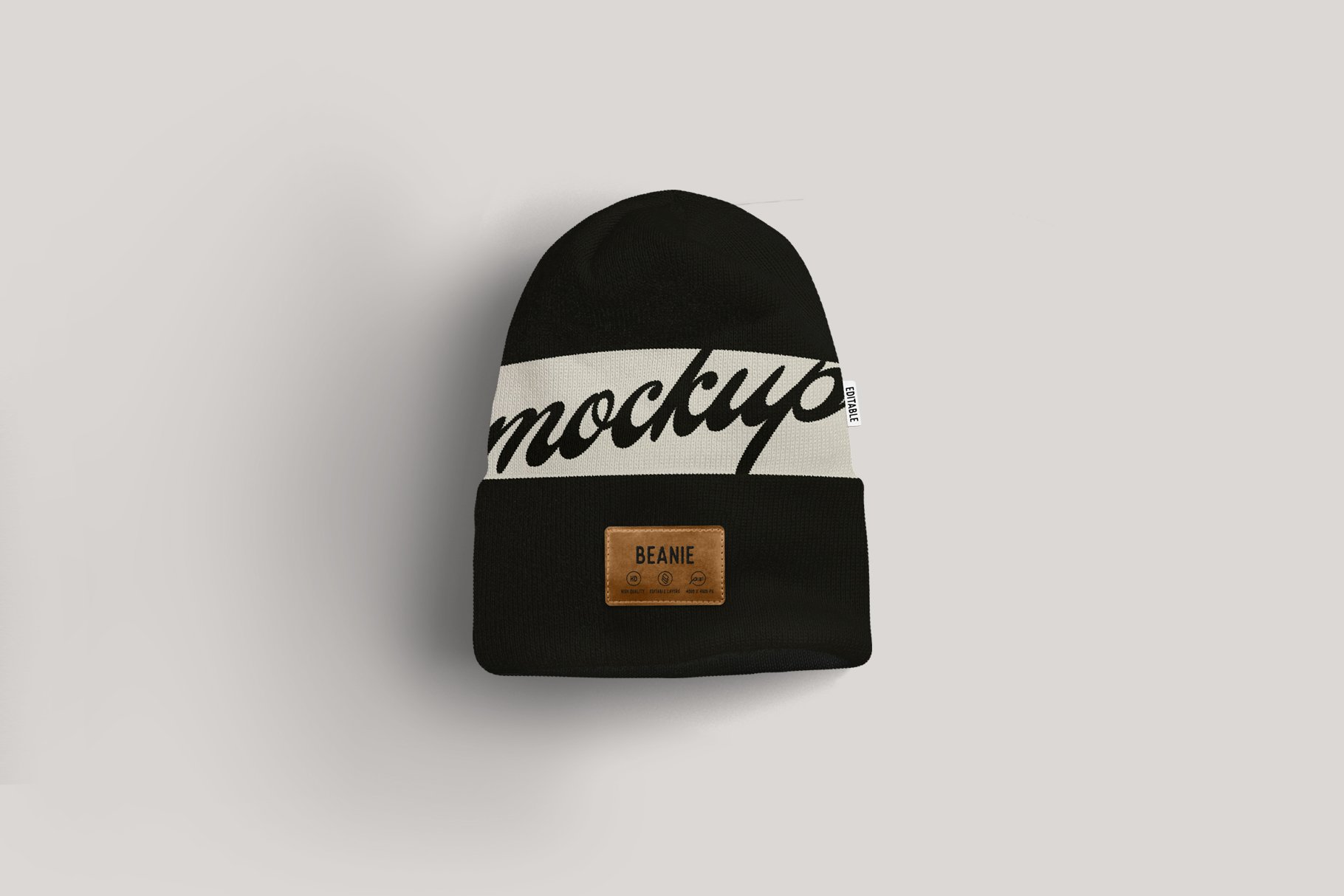 Beanie Hat Mockup cover image.